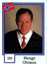 1992 Finnish Semic Stickers Snickers Backs #26 Bengt Ohlsson