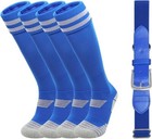 Kids Youth Baseball Softball Socks & Belt Combo Set, 2 Pairs Training Socks