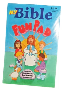 VTG My Bible Fun Pad Activity Book 1998 Playmore Inc Unmarked - Bild 1 von 5