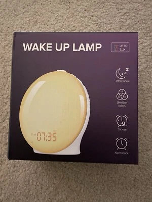 Sunrise Alarm Clock Wake Up Lamp, Brand New - Image 1 of 4
