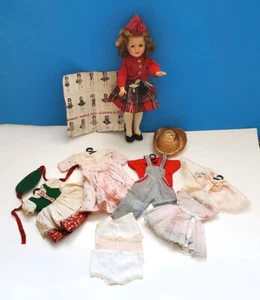 Shirley Temple by Ideal Toy Doll 12" ST-12 w/a Collection of Clothes (12 Pieces) - Picture 1 of 19