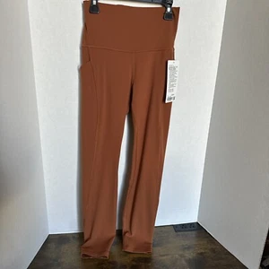 Lululemon Leggings Align Hose 25" Taschen Zobel Größe 4 Neu mit Etikett Yoga - Bild 1 von 7