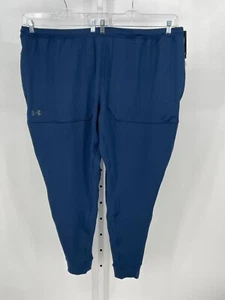 Under Armour Mens Rush Fitted Pant 4XL Blue Gym Training Workout Active 1328702 - Picture 1 of 5