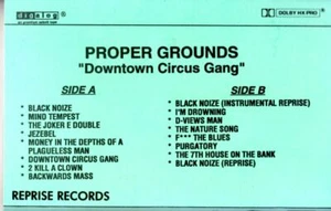 Proper Grounds Downtown Circus Gang PROMO ADVANCE DEMO Cassette Tape Hiphop Rap - Imagen 1 de 2