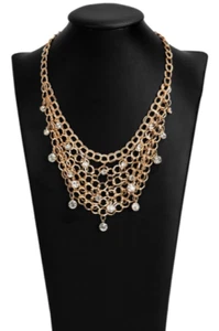 Collar Paparazzi Blockbuster - Pesca de Elogios - Dorado - Imagen 1 de 11