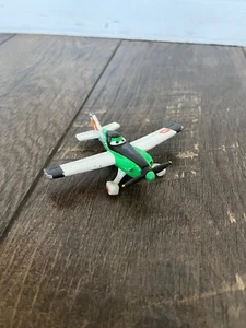 Disney Pixar Planes Ned 1:55 Diecast Metall Flugzeug Figuren Mattel weiß grün - Bild 1 von 4