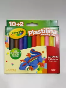 Arcilla Crayola Plastilina 12 Colores, 6,7 oz, Arcilla de Modelado, No Tóxico, Edad 3+, Nuevo - Imagen 1 de 4