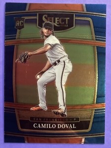 2022 Select CAMILO DOVAL ROOKIE BLUE parallel CONCOURSE LEVEL RC #2 SF Giants
