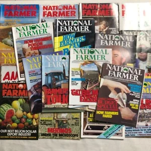 MAGAZINE LOT 22 Australia National Farmer 1984 - 85 Tractor Farm Implements Grow - Picture 1 of 9