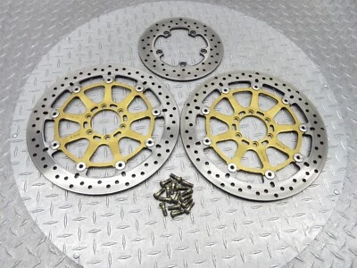 2003 03 Benelli Tornado TR freno de disco delantero trasero rotor pernos rectos  Foto 1 de 4