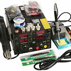 909D+ Rework Soldering Station Hot Heat Air Nozzle DC USB Power Supply 220V AC