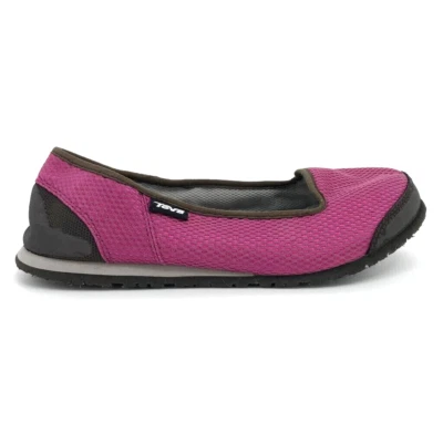 Teva Mujer Mush Frio Bailarina Ballet Zapatos Planos Rosa Negro Sin Cordones Malla 7 Foto 1 de 4
