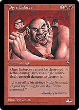 Ogre Enforcer X (1) Visions MTG VG/EX  4RCards