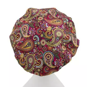Dilly's Collecitons Luxury Shower Cap Microfiber Lined Saves The Blow Wave Retro - Picture 1 of 4