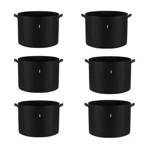 20 Gallon 6 Pack Fabric Planters Grow Bags Pots Garden Containers for Vegetables - Picture 1 of 6