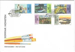 Sweden - FDC - 24 May 1996 - Summer in Art - #06 - Picture 1 of 2
