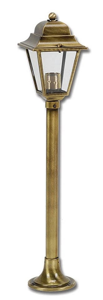 Stilvolle Wegeleuchte außen Messing H:86cm IP43 Garten Weg Beleuchtung PARGA - Bild 1 von 1