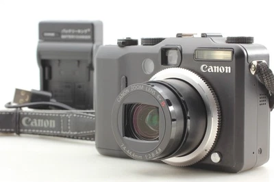 [Near MINT] Canon PowerShot G7 10.0MP Digital Camera Black From JAPAN - Image 1 of 4