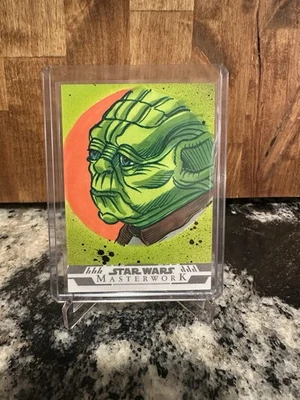 2024 Topps Star Wars Masterwork Yoda Sketch - Image 1 of 2