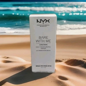 NYX Bare With Me Daily Moisturizing Primer 2.5 fl oz SPF 30 Sunscreen - Picture 1 of 3