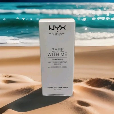 NYX Bare With Me Daily Moisturizing Primer 2.5 fl oz SPF 30 Sunscreen - Image 1 of 3