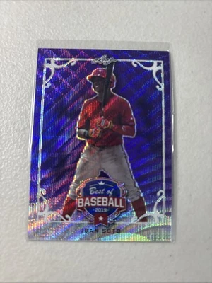 2019 Leaf Best Of Baseball  Juan Soto Purple Wave 13/15￼ - Image 1 of 3