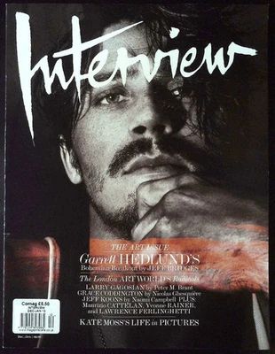 INTERVIEW 12/2012 Art Issue GARRETT HEDLUND Kate Moss GRACE CODDINGTON @ N/MINT - Image 1 of 4