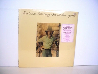 PAUL SIMON Still Crazy After All These Years ORIGINAL SEALED 1975 Hype Sticker - Imagem 1 de 3