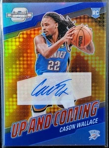 2023-24 Panini Contenders Optic Prizm Up & Coming Cason Wallace RC Auto #D 39/75 - Bild 1 von 2