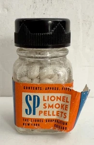 Lionel Postwar Original SP Smoke Pellets Bottle ( 70+) ~ 1960's - Picture 1 of 3