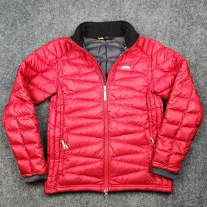 GoLite Down Jacket Mens Medium Red 800 Fill Puffer Pertex Microlight Eco - Picture 1 of 8