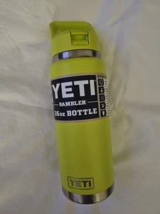 Botella de paja Yeti Rambler 26 oz - amarillo luciérnaga con pajita para beber. - Imagen 1 de 6