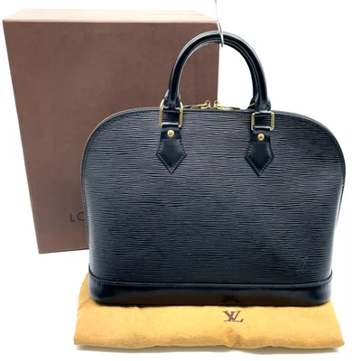 Authentic Louis Vuitton Epi Black  Alma PM M52142 Handbag W/Box/Dustbag MR-0003 - Image 1 of 4