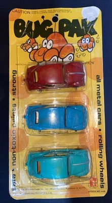 Vintage Volkswagen Beetle 3 Pack - NOS - MidgeToy - Image 1 of 4