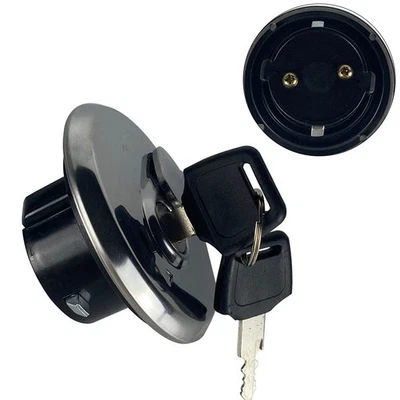 Alloy Fuel Tank Cap Cover for Motorcycles Key Lock Set for Enhanced Security - Image 1 of 4