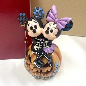 Figuras Jim Shore Mickey y Minnie Mouse para Halloween con etiquetas y caja Usadas - Imagen 1 de 12