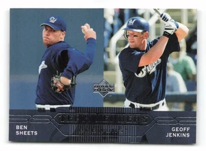 2005 Upper Deck #276 Ben Sheets / Geoff Jenkins Milwaukee Brewers - Picture 1 of 2