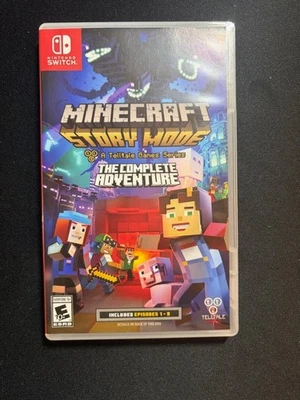 Minecraft Story Mode The Complete Adventure Nintendo Switch Complete Ships FREE - Image 1 of 3