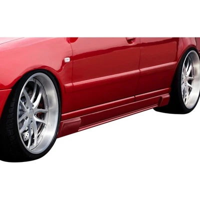 For Audi S4 2000-2001 Duraflex Version 1 Fiberglass Side Skirts Unpainted - Image 1 of 4