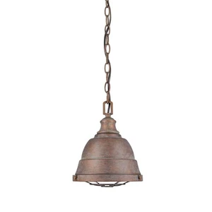 Bartlett 1-Light in Copper Patina Mini Pendant - Picture 1 of 5
