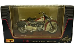 Maisto Special Edition Indian Chief Roadmaster Motorcycle 1:10 Scale #31604 NIB - Picture 1 of 10