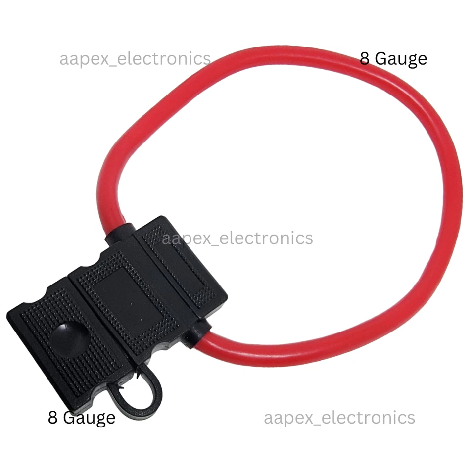 Suporte de fusível de lâmina em linha ATC para fio calibre 8/10/12/14/16 - Lote 1/2/5/10/50 - Imagem 1 de 1