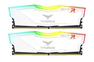 Team RGB WHITE light-emitting type DDR4 3200Mhz PC4-25600 16GB x 2 32GB kit 676 - Picture 1 of 5