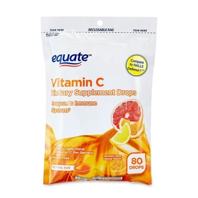 Suplemento de Vitamina C Gotas Apoyo Inmunológico 80 Equivalente (Comparar con Salones) Envío Gratis Foto 1 de 4