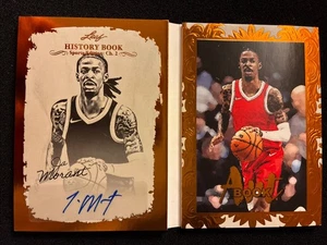 2025 Leaf History Book JA MORANT Auto Book ArtBook Bronze 24/25 - Bild 1 von 6