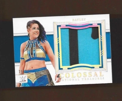 2024 Panini National Treasures WWE Colossal Materials Silver /25 Bayley #CL-BYL - Image 1 of 2