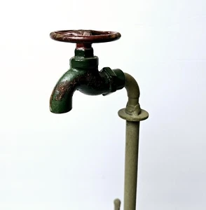 Manguera de agua metálica rústica para granja COCINA PICO/grifo soporte para toallas de papel - Imagen 1 de 3
