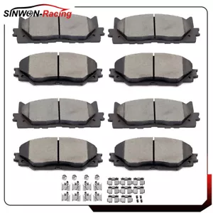 Pastillas cerámicas de freno delanteras y traseras para Toyota Rav4 2006-2012 2013 con kit de herrajes - Imagen 1 de 15