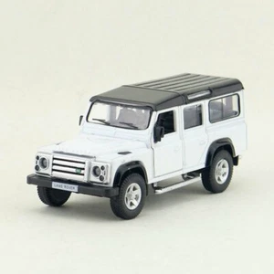 1/36 Land Rover Defender Model Car Diecast Toy Cars Toys for Boys Kids White - Picture 1 of 7