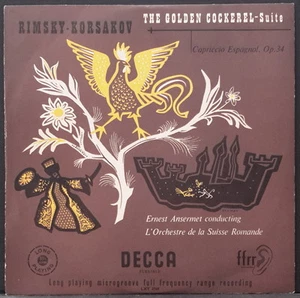 DECCA LXT 2769 ED 1 ENGLISH PRES RIMSKY-KORSAKOV GOLDEN COCKEREL ANSERMET OSR EX - Picture 1 of 3
